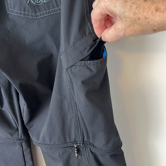 Kuhl Women’s Convertible/Zip-Off Pants/Shorts, Black, 6 Pockets, Hiking, Size 6 - Picture 12 of 16